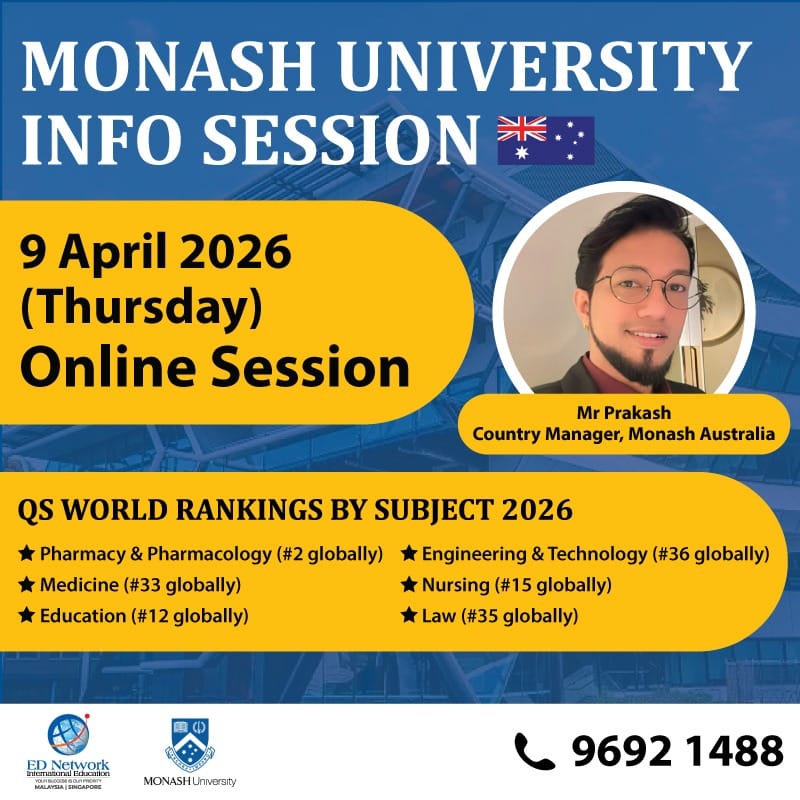 🎓 Monash University Info Session sg